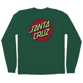 Santa Cruz Skateboards Longsleeve Shirt Other Dot Dark Green/Dark Red