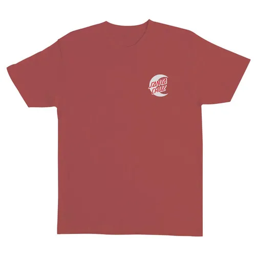 Santa Cruz Skateboards Shirt Malba Tombstone Nantucket Red