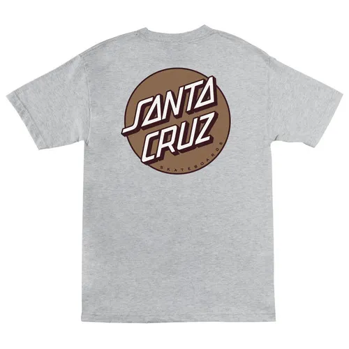 Santa Cruz Skateboards Shirt Other Dot Heather Grey/Gold