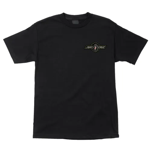 Santa Cruz Skateboards Shirt Screaming Insignia Black