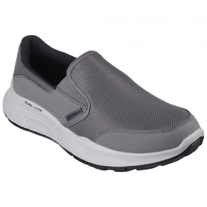 Skechers  Mens Equalizer 5.0 - Persistable Charcoal Slip-On Trainers 232515 CHAR