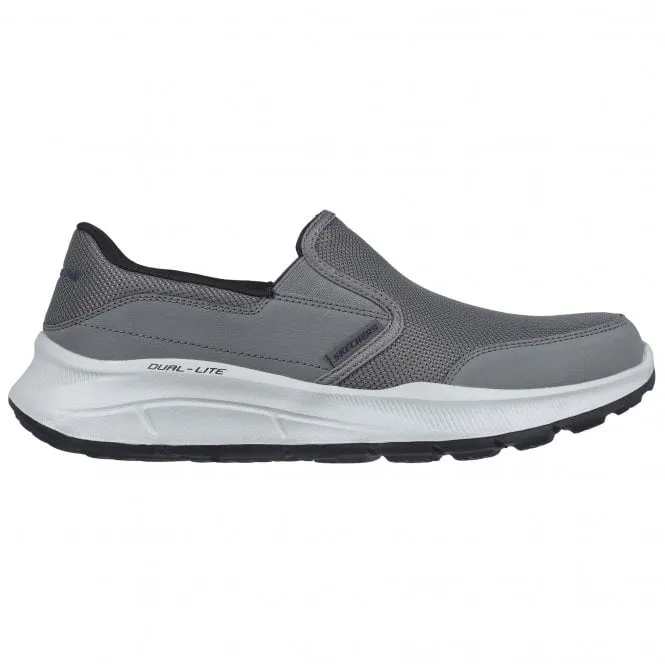 Skechers  Mens Equalizer 5.0 - Persistable Charcoal Slip-On Trainers 232515 CHAR