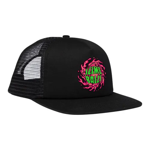 Slime Balls Skateboards Hat Logo Mesh Trucker Black/Pink