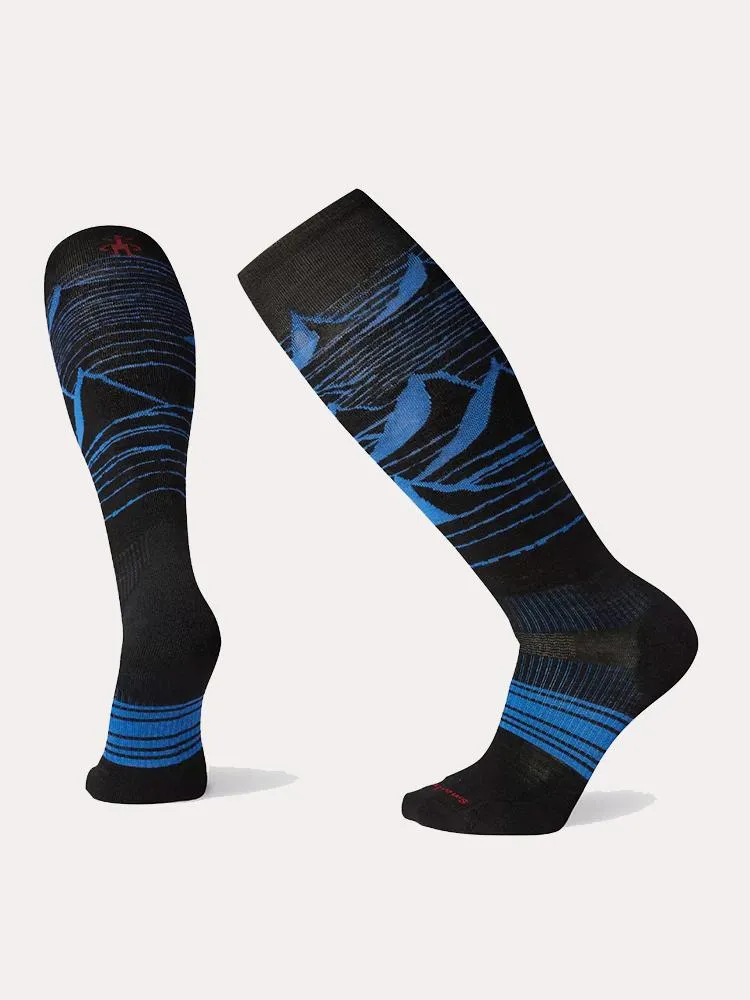     SMARTWOOL  Men’s PhD Snowboard Black Light Elite Sock    