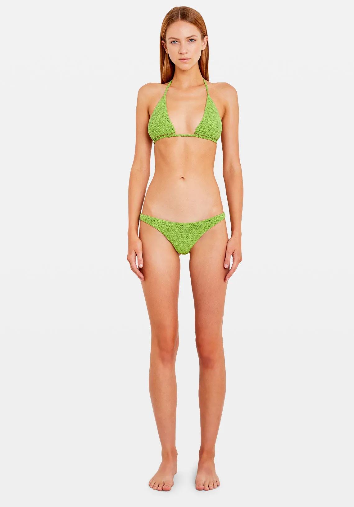 SOLEIL BIKINI TOP LIME