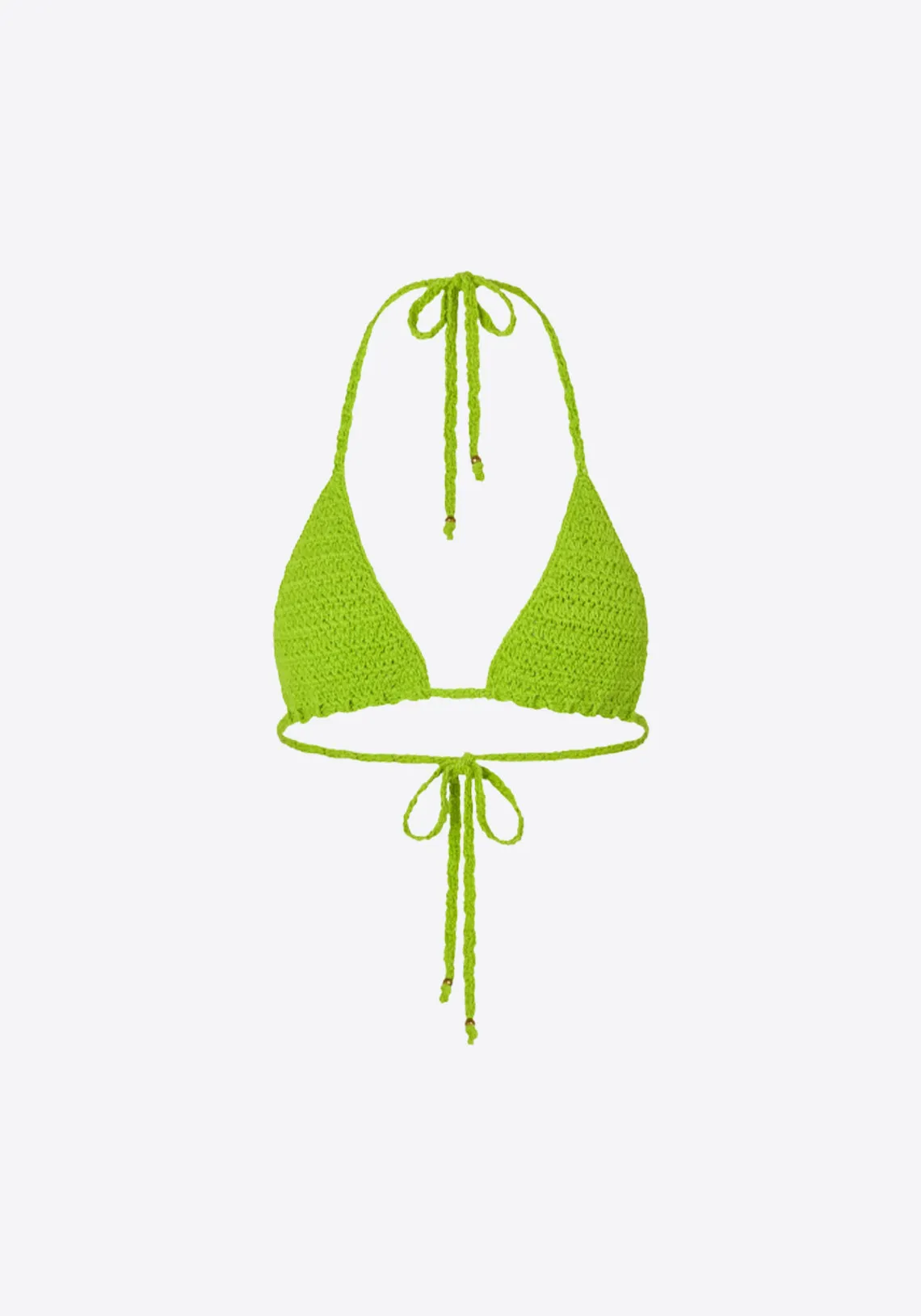 SOLEIL BIKINI TOP LIME