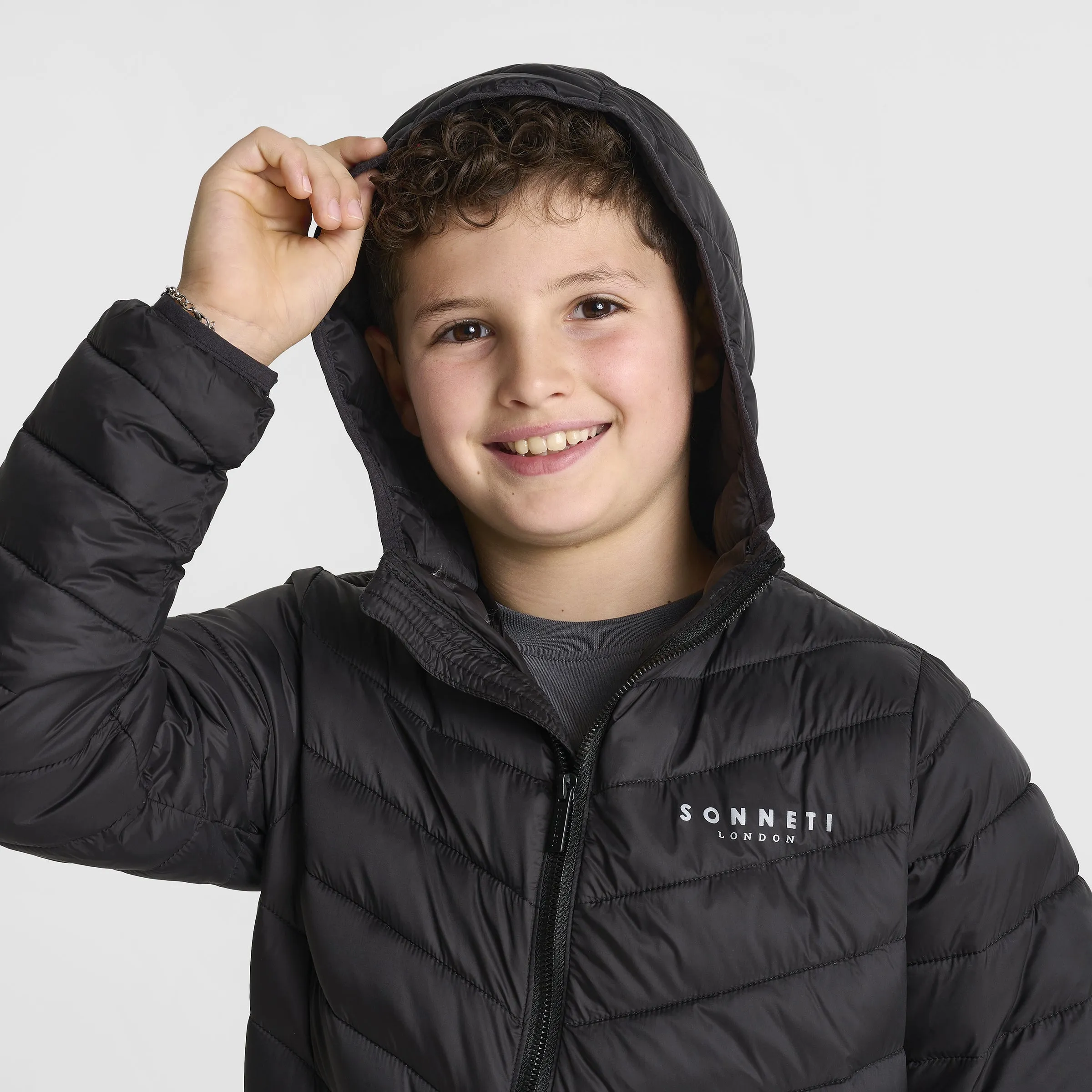 Sonneti Junior Boys' Rappel Packable Jacket / Black