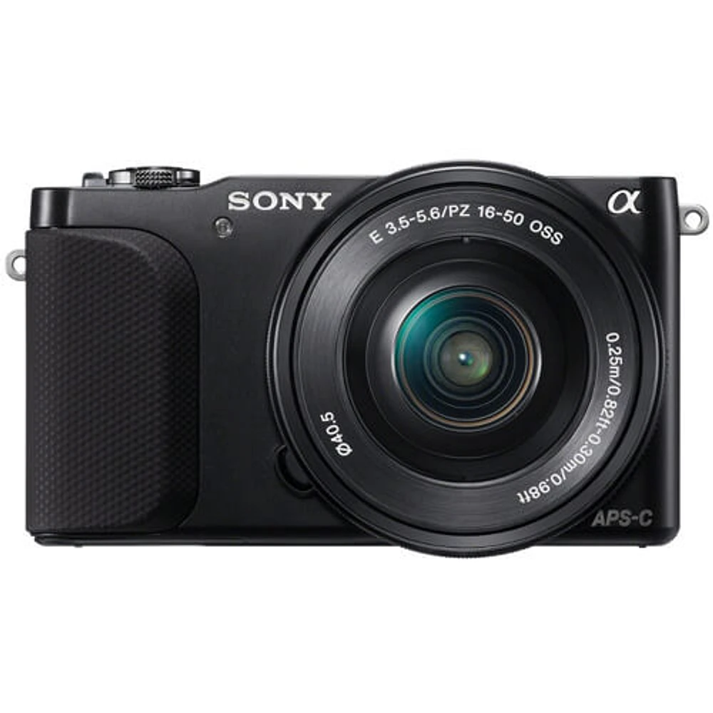 Sony NEX3NLB NEX-3N 16.1 MP Mirrorless Camera W/ E 16-50mm lens OPEN BOX | Electronic Express