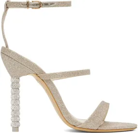 Sophia Webster Gold Rosalind Heeled Sandals