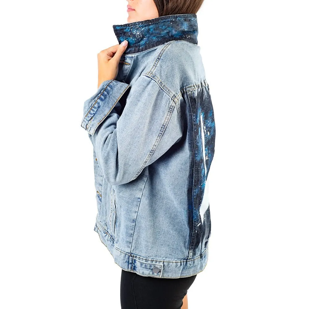 Star Trek Delta Hand-Painted Denim Jacket by Wren + Glory