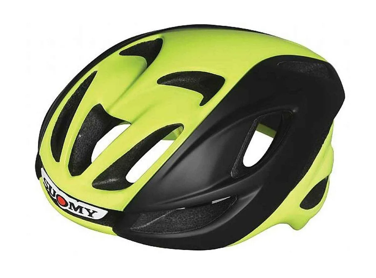 Suomy Glider Road Helmet - Flo Yellow-Matt Black