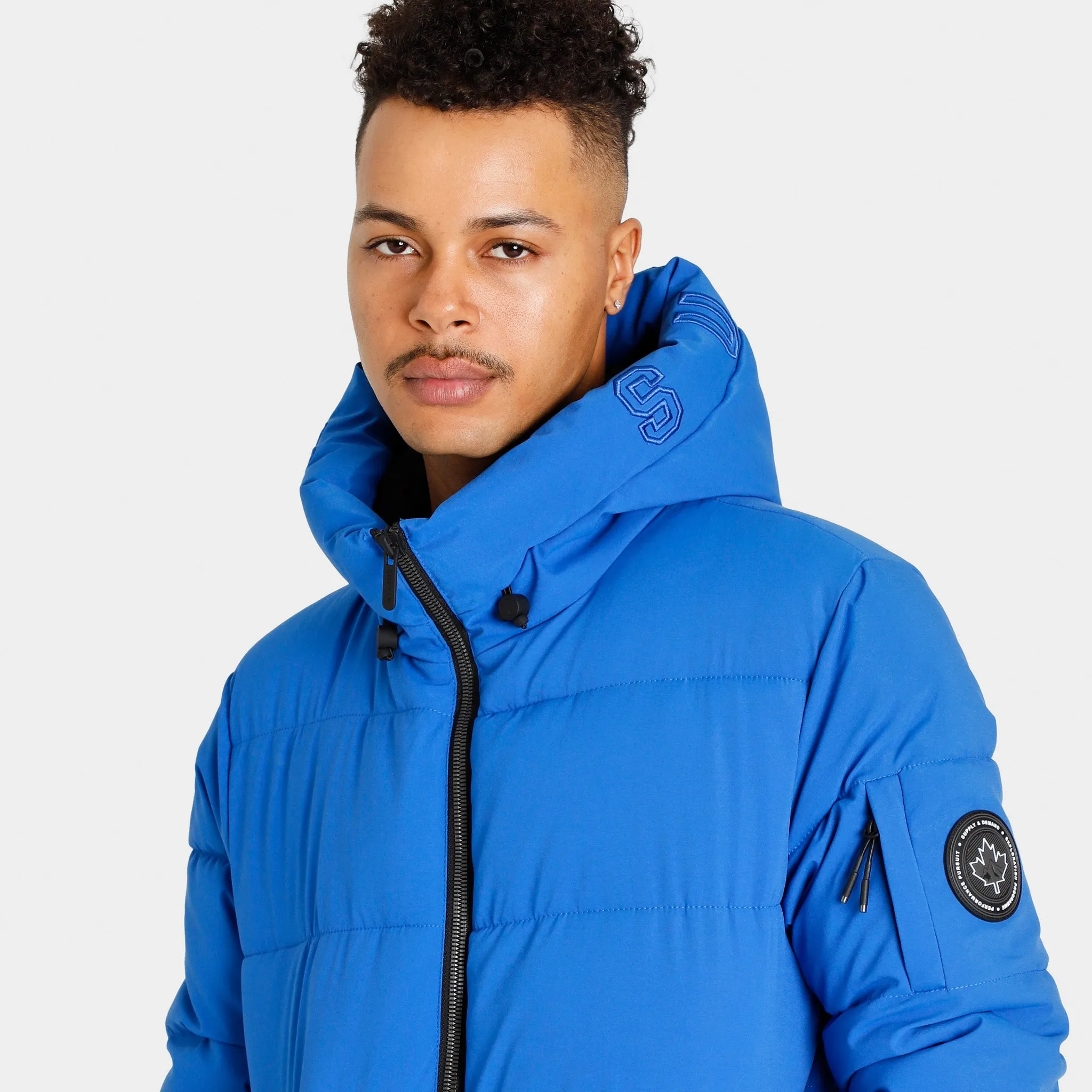 Supply & Demand Craft Puffa Jacket / Blue