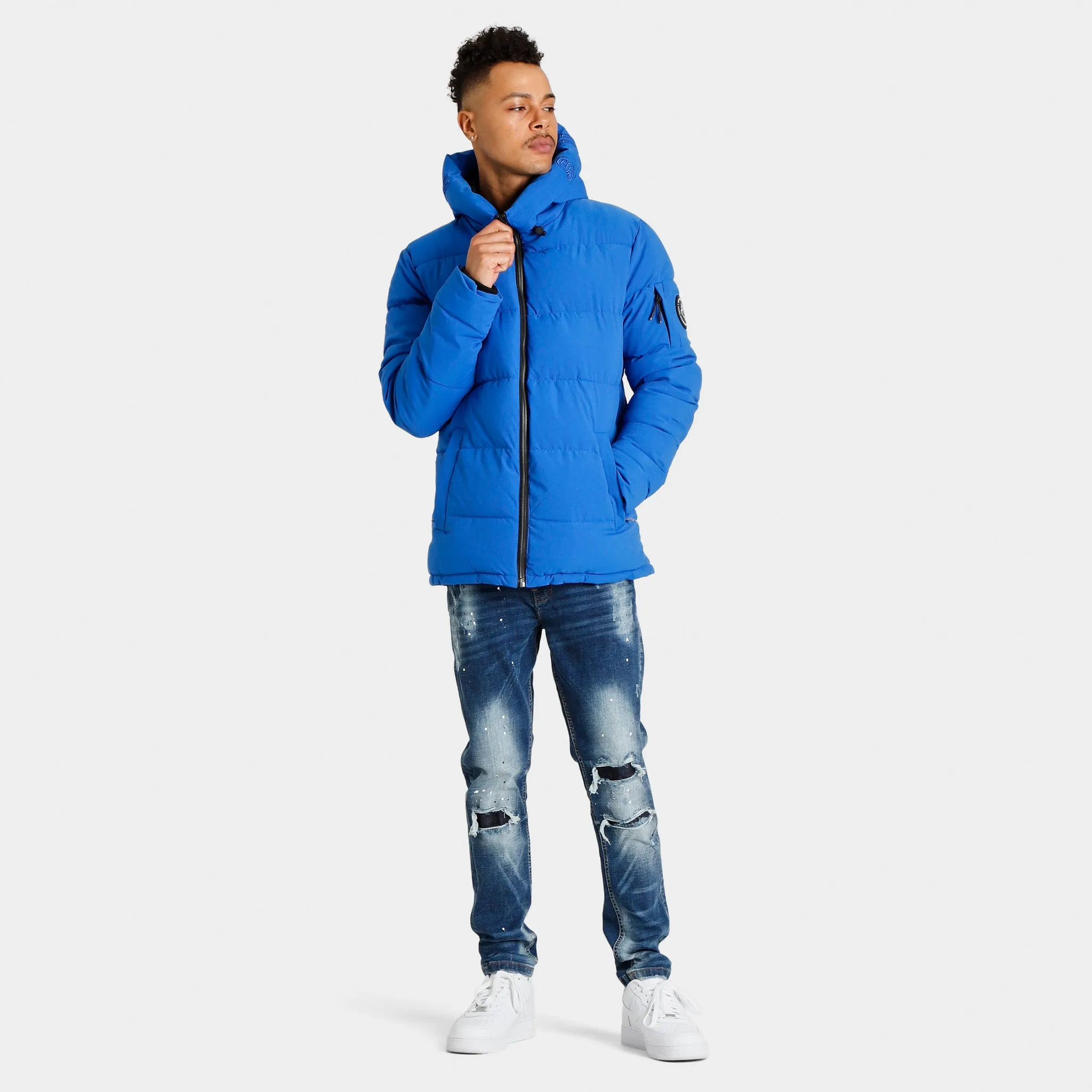 Supply & Demand Craft Puffa Jacket / Blue