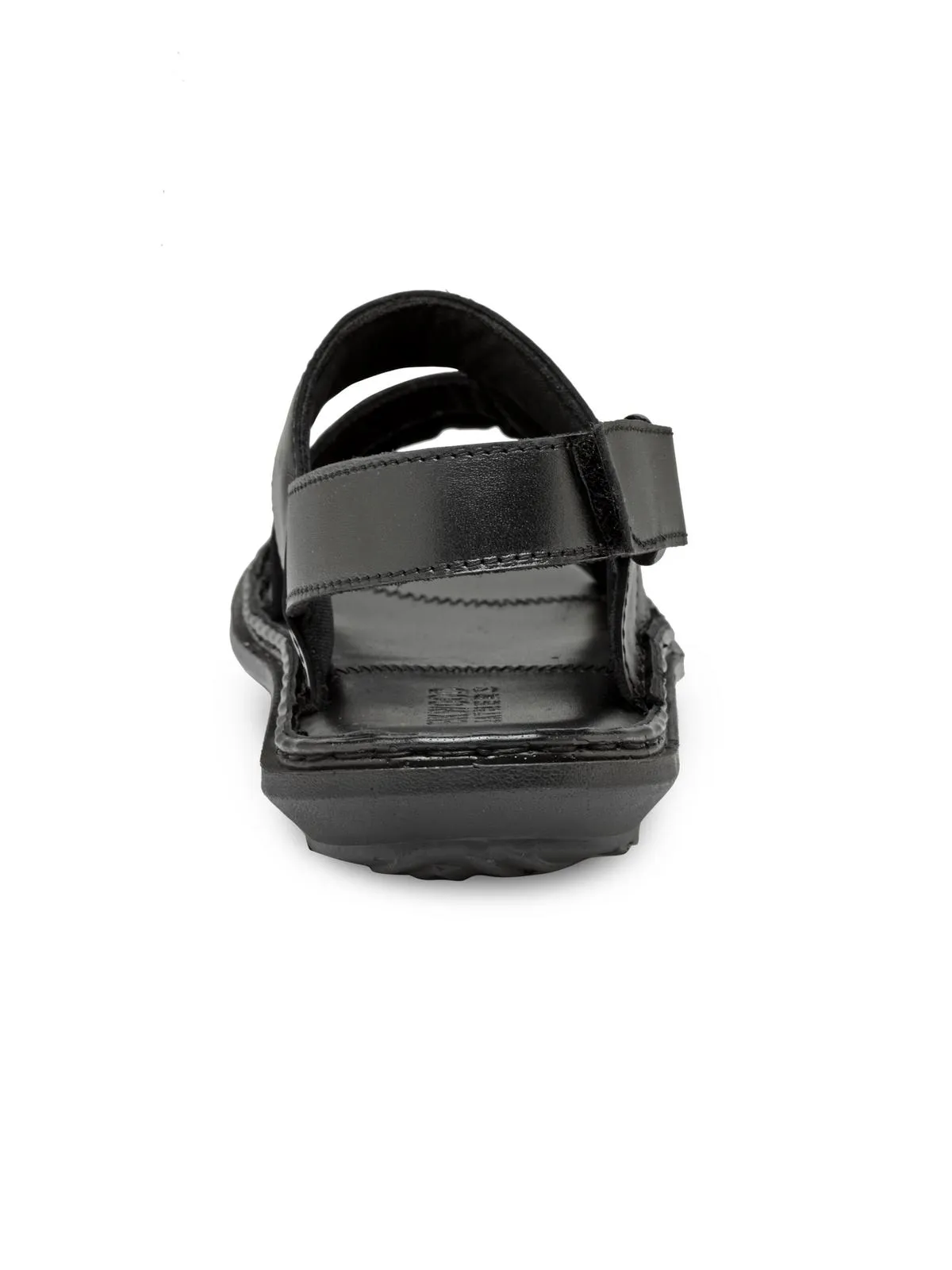 Teakwood Black Daily Wear Sandals