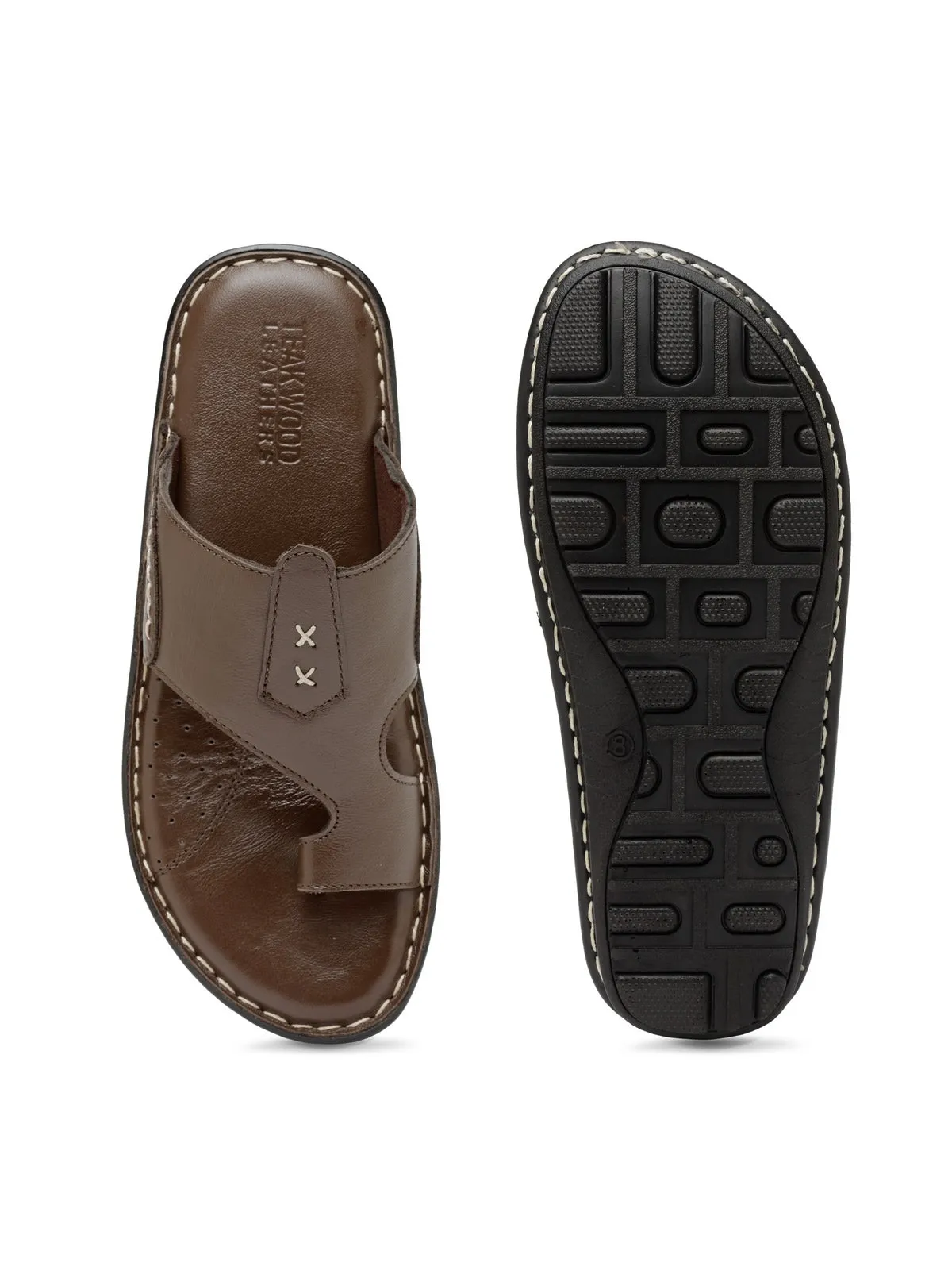 Teakwood Brown Daily Wear Sandals