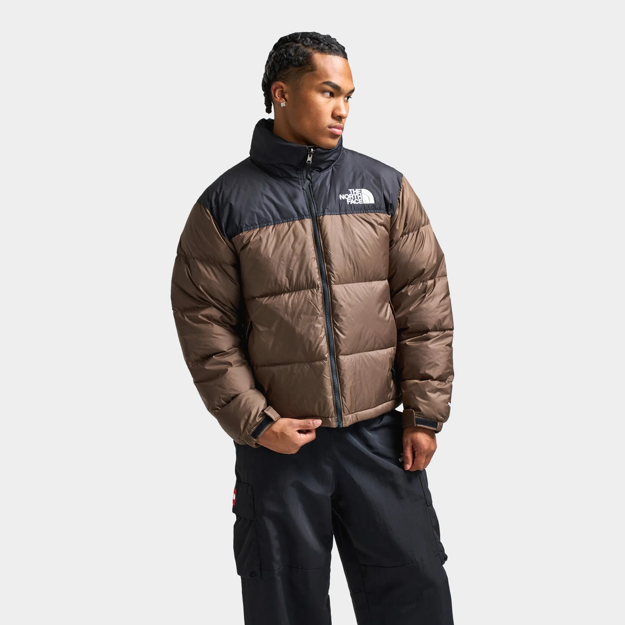 The North Face 1996 Retro Nuptse Jacket Smokey Brown / TNF Black