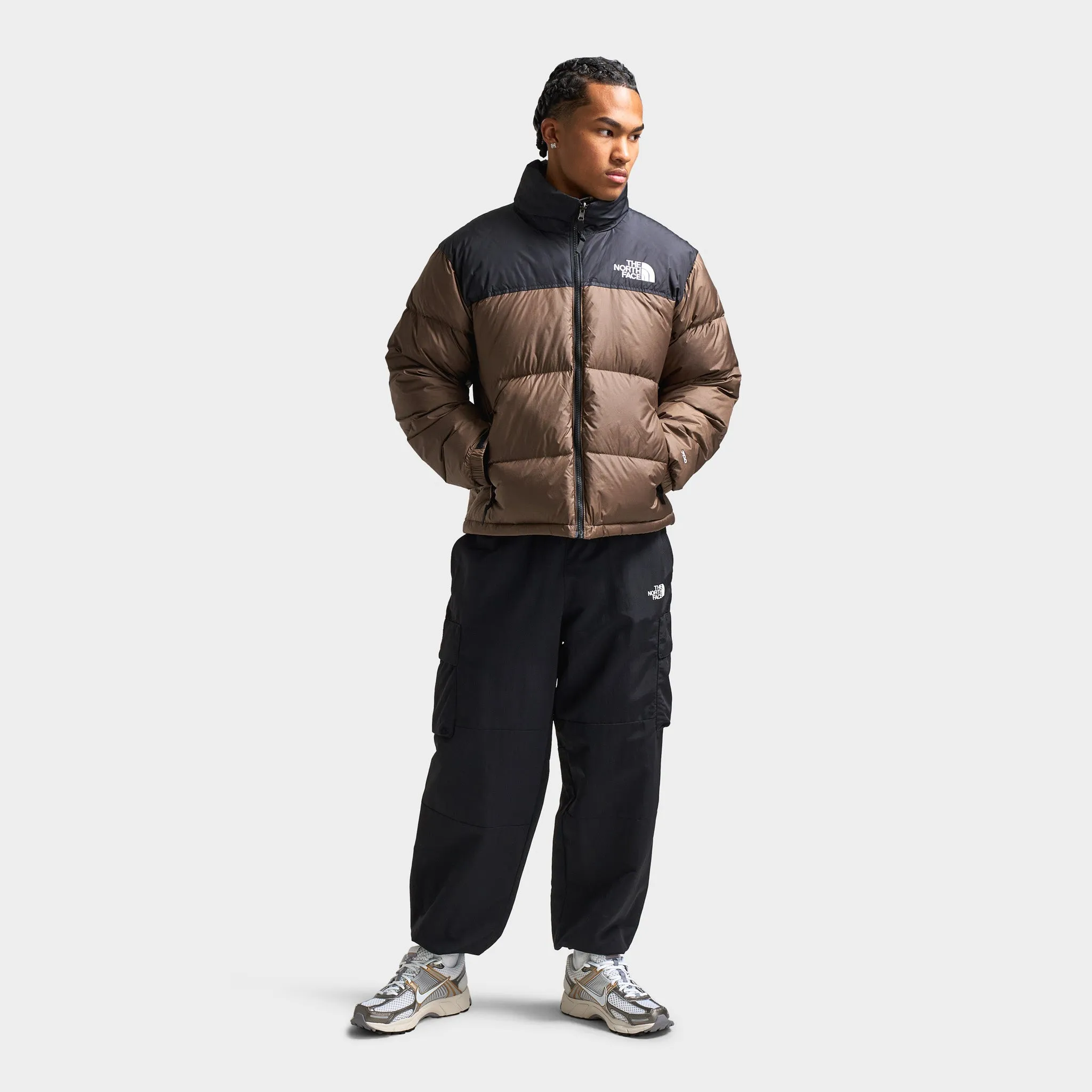 The North Face 1996 Retro Nuptse Jacket Smokey Brown / TNF Black