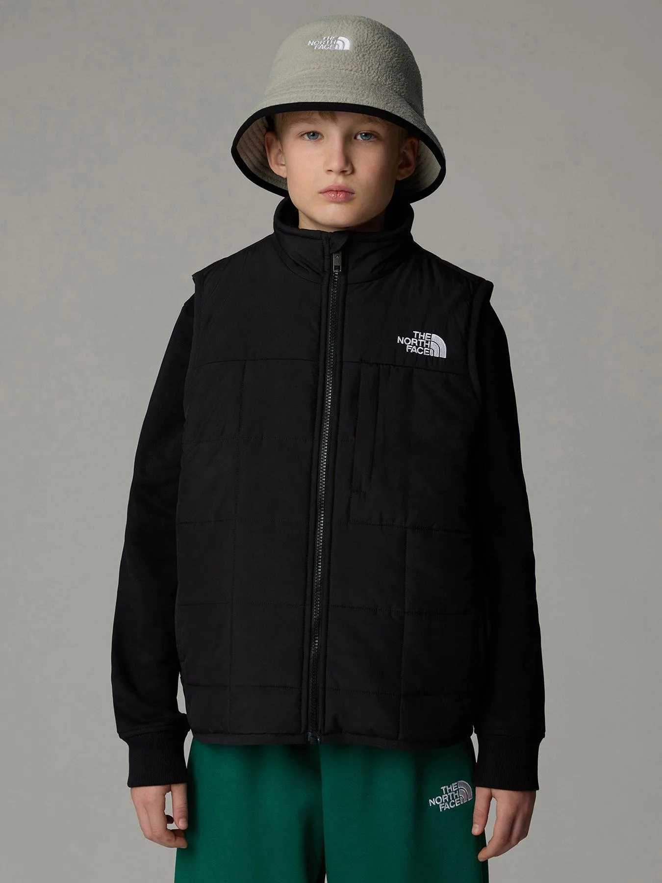 THE NORTH FACE Junior Boys Reversible Shasta Vest - Black