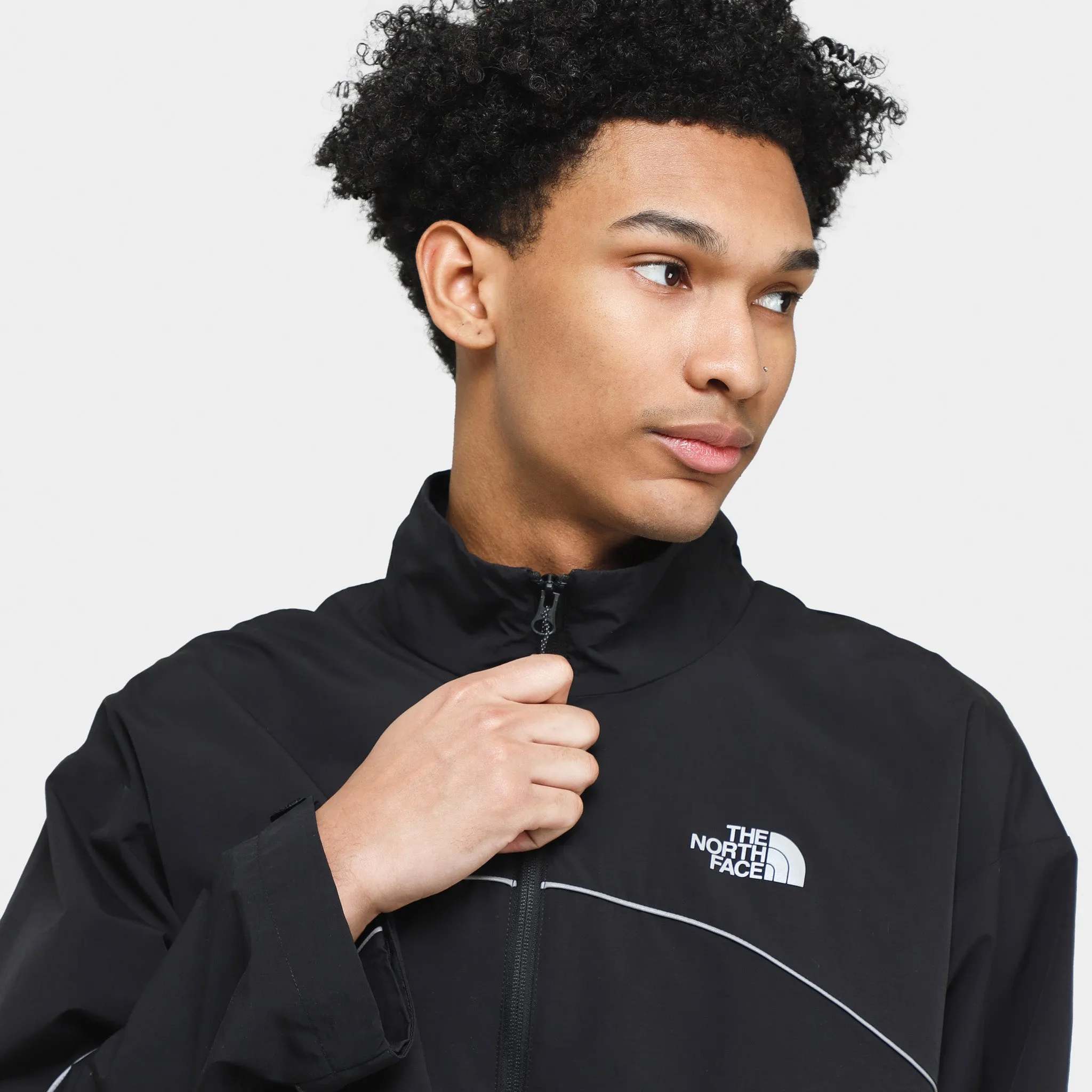 The North Face Tek Piping Wind Jacket / TNF Black