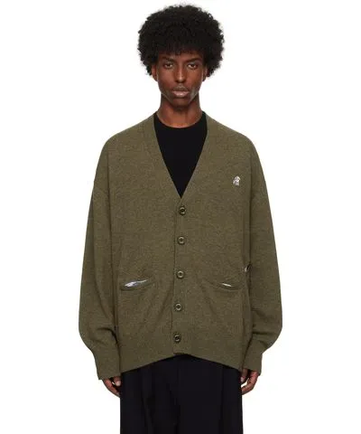 the Shepherd UNDERCOVER Khaki US2D4992-2 Cardigan