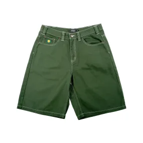 THEORIES SKATEBOARDS PLAZA SHORT CONTRAST GREEN