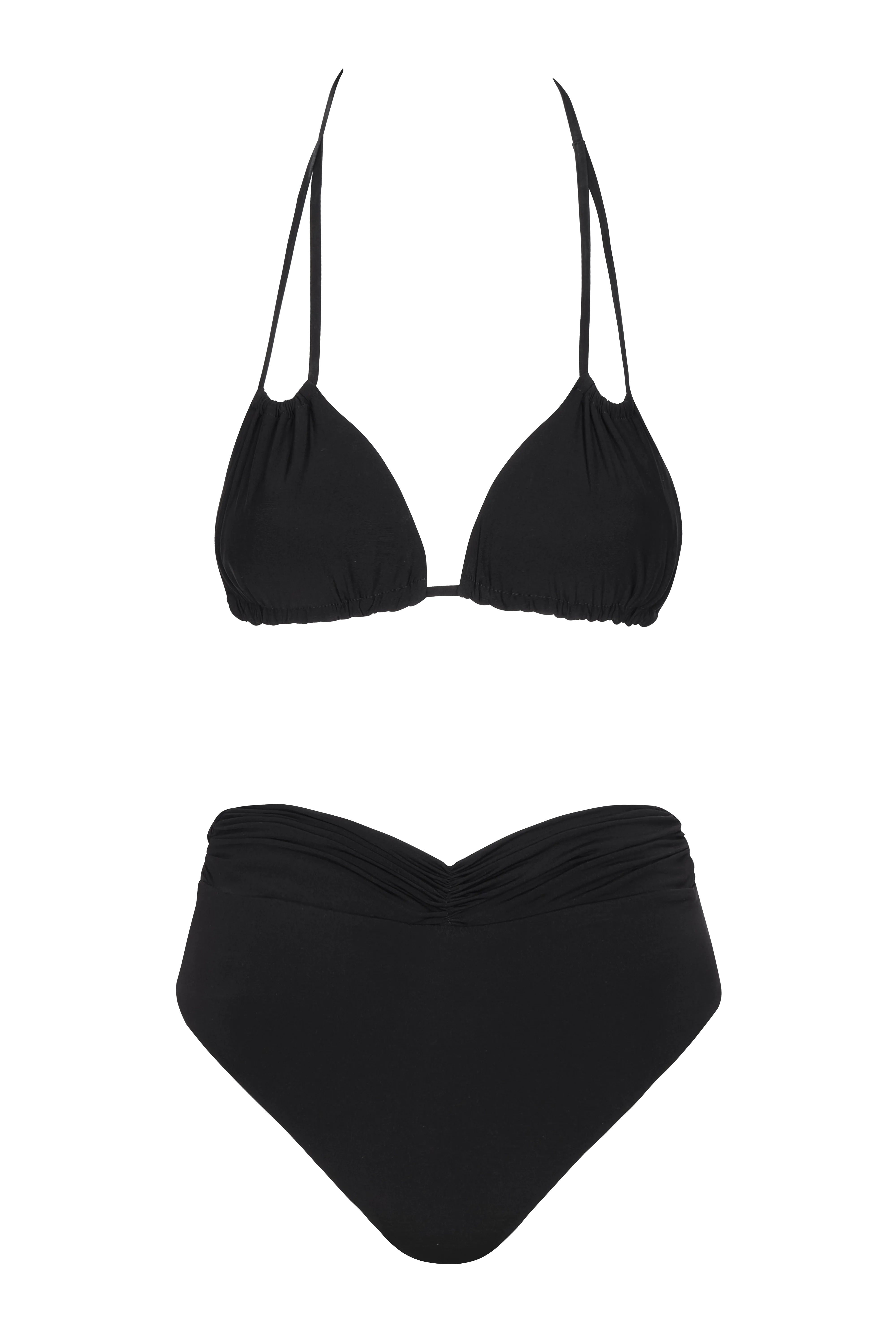 Top De Bikini Chia Black & Bottom De Bikini Andra Black