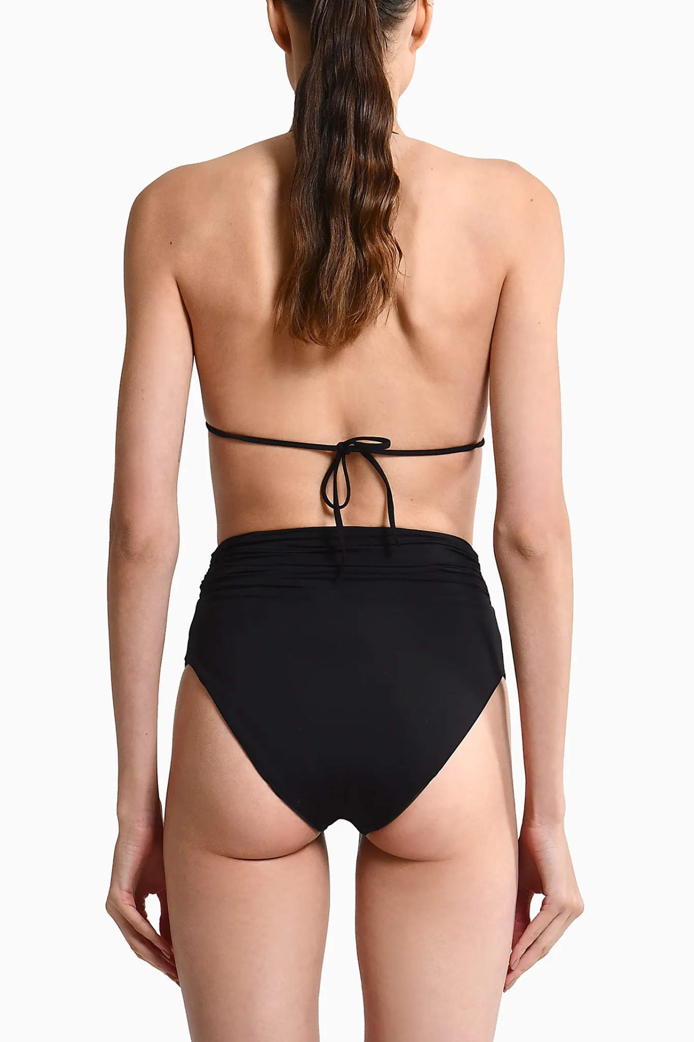 Top De Bikini Chia Black & Bottom De Bikini Andra Black