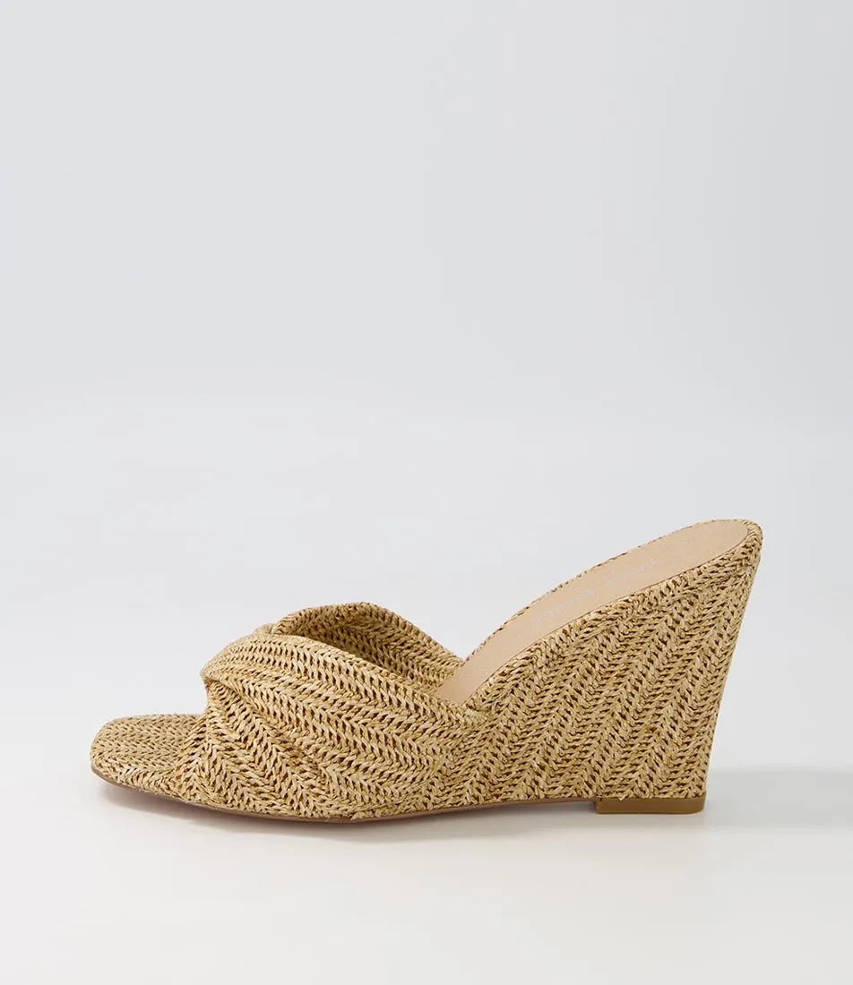 TOP END Katia Natural Syn Raffia Mules