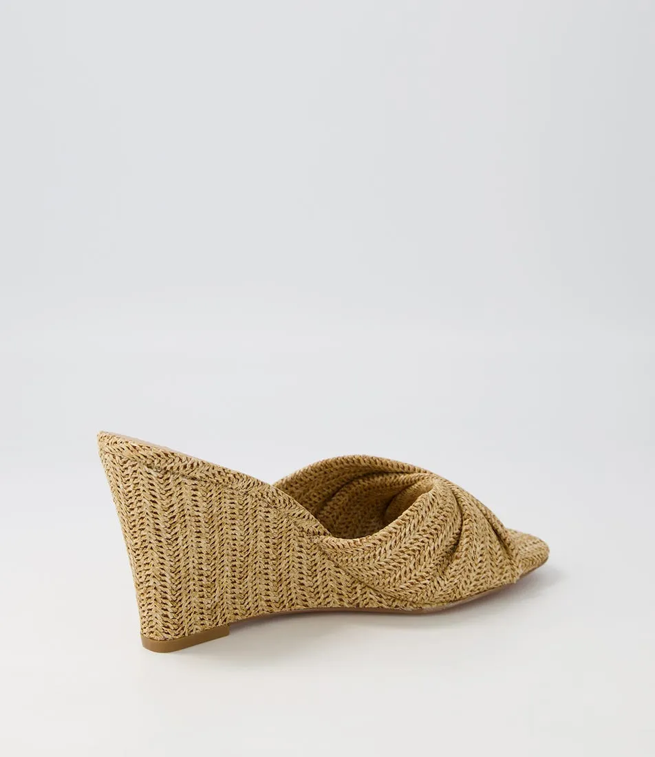 TOP END Katia Natural Syn Raffia Mules