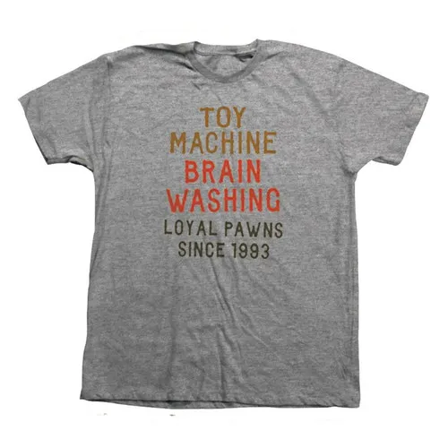 Toy Machine Skateboards Shirt Brainwash Grey