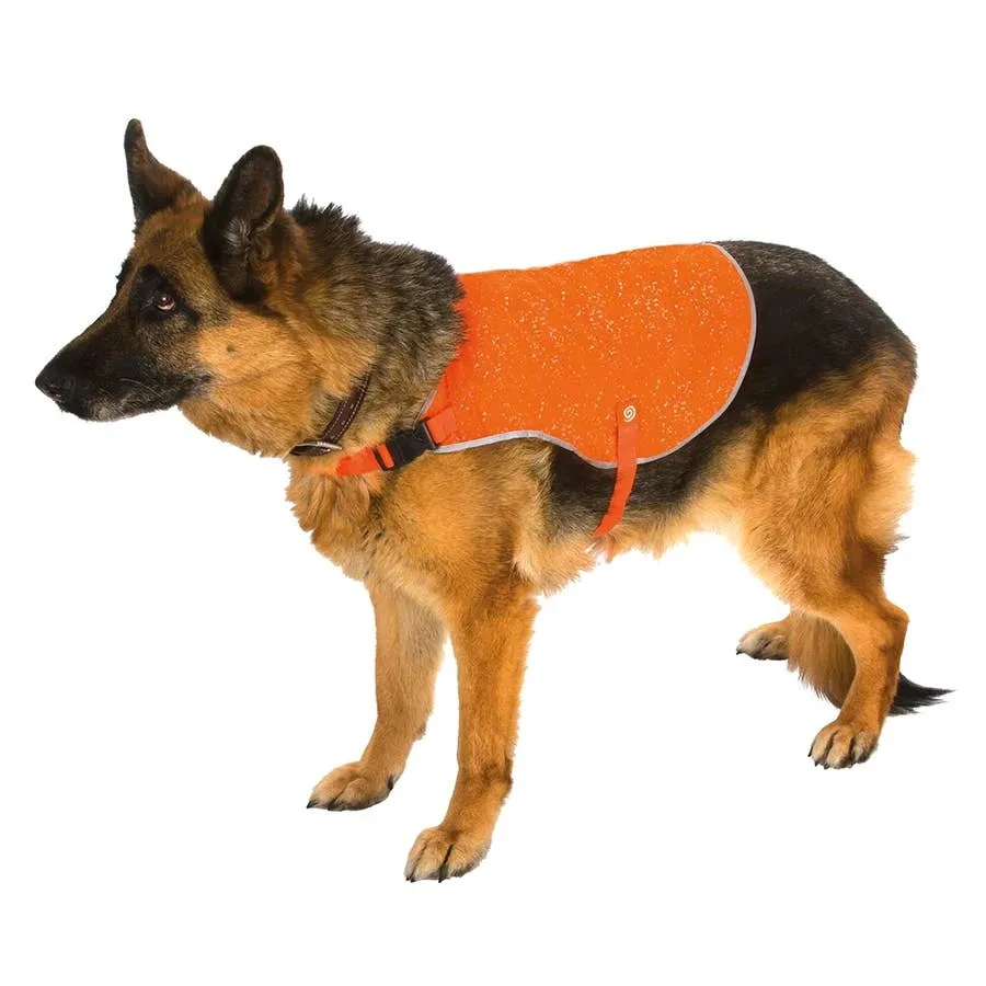 Ultra Paws Reflective Dog Safety Vest - Orange