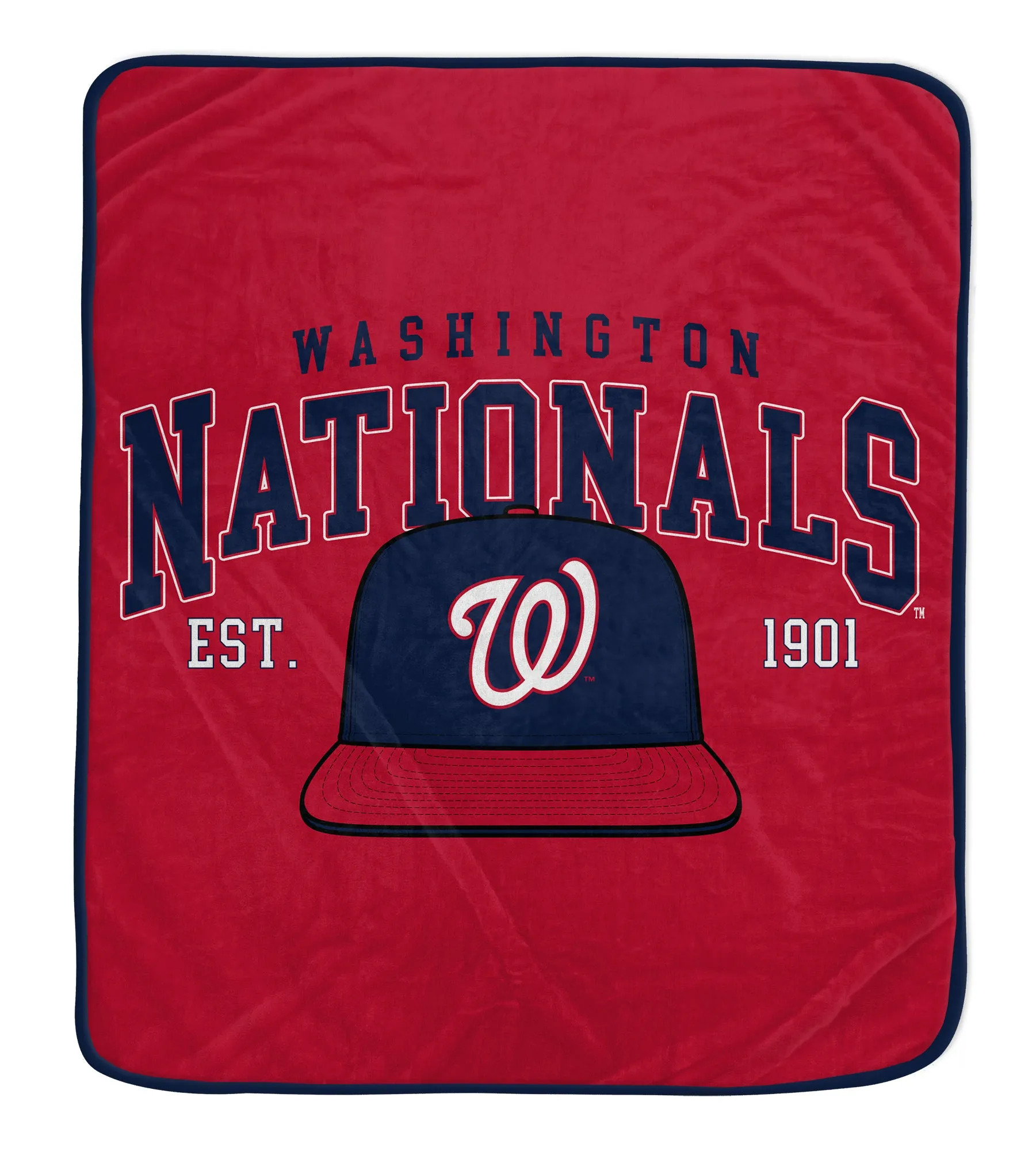 Washington Nationals 50 x 60 Vintage Arch Block Blanket