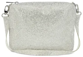 White Crystal Crossbody Bag