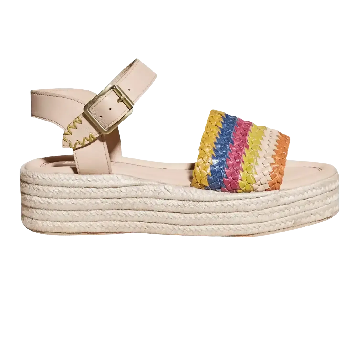 White Stuff Woven Espadrille Flatform Sandals