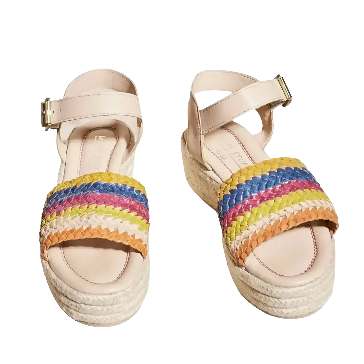 White Stuff Woven Espadrille Flatform Sandals