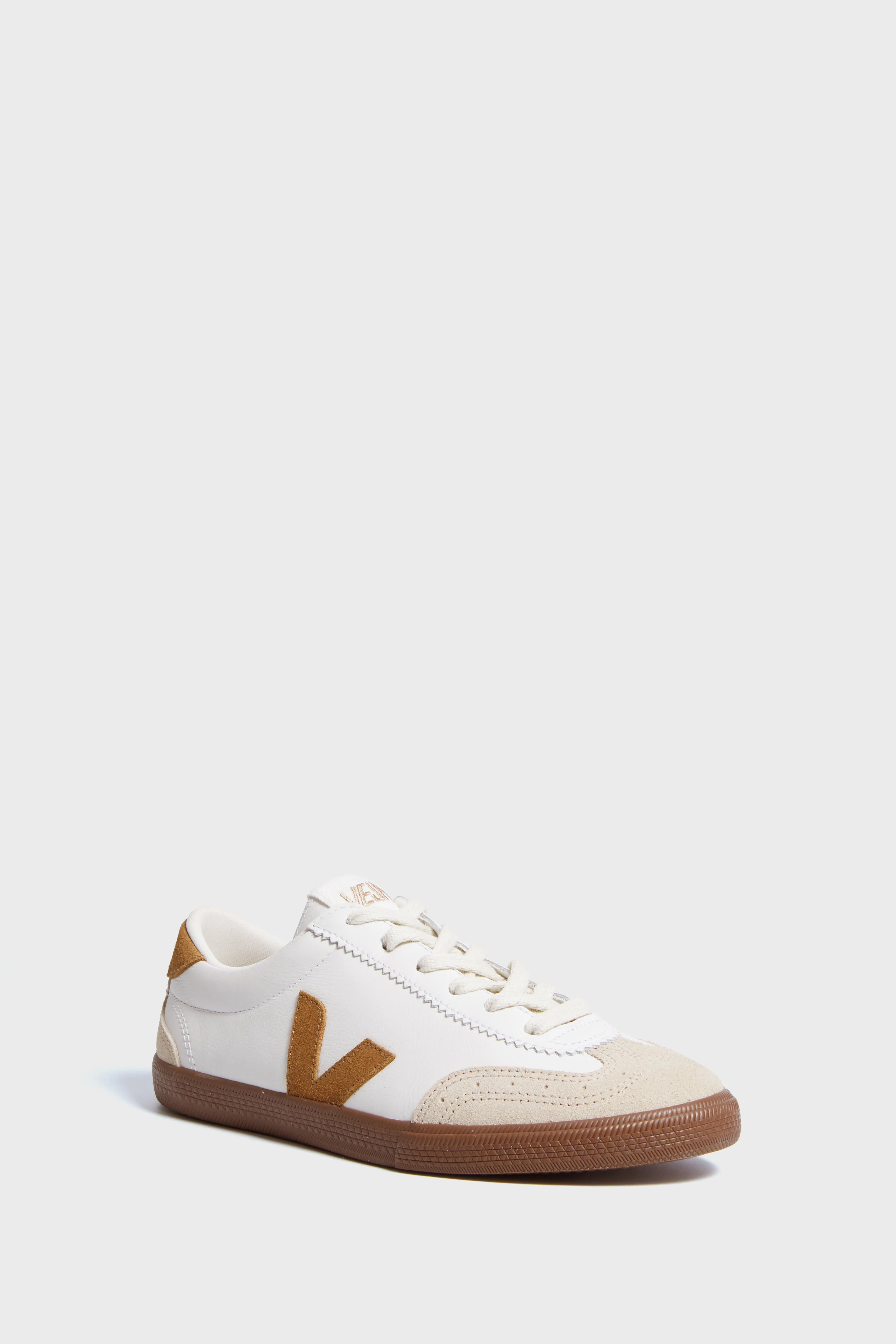 White Tent Bark Volley Sneakers