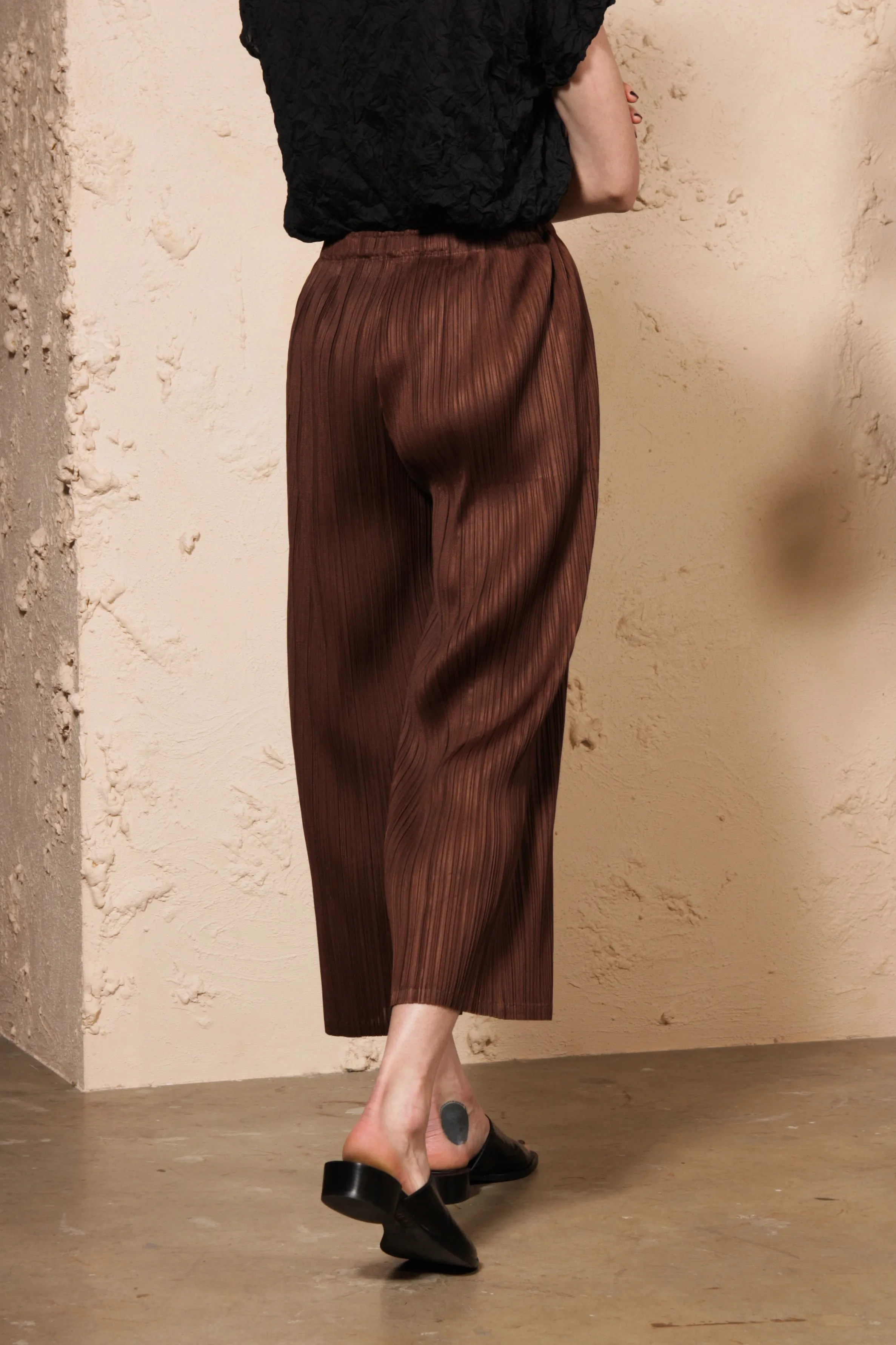 Wide Leg Pants Brown