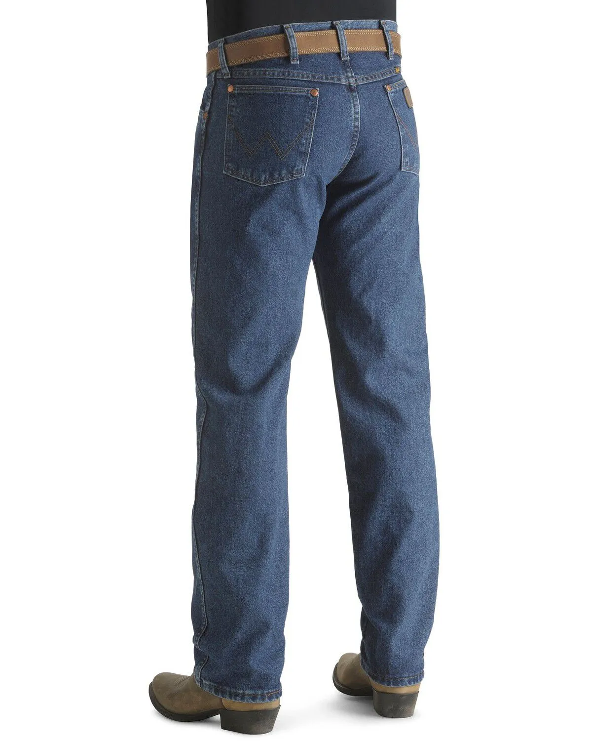 Wrangler Jeans - 13MWZ Original Fit Premium Wash Stonewash - Big 44"- 50" Waist