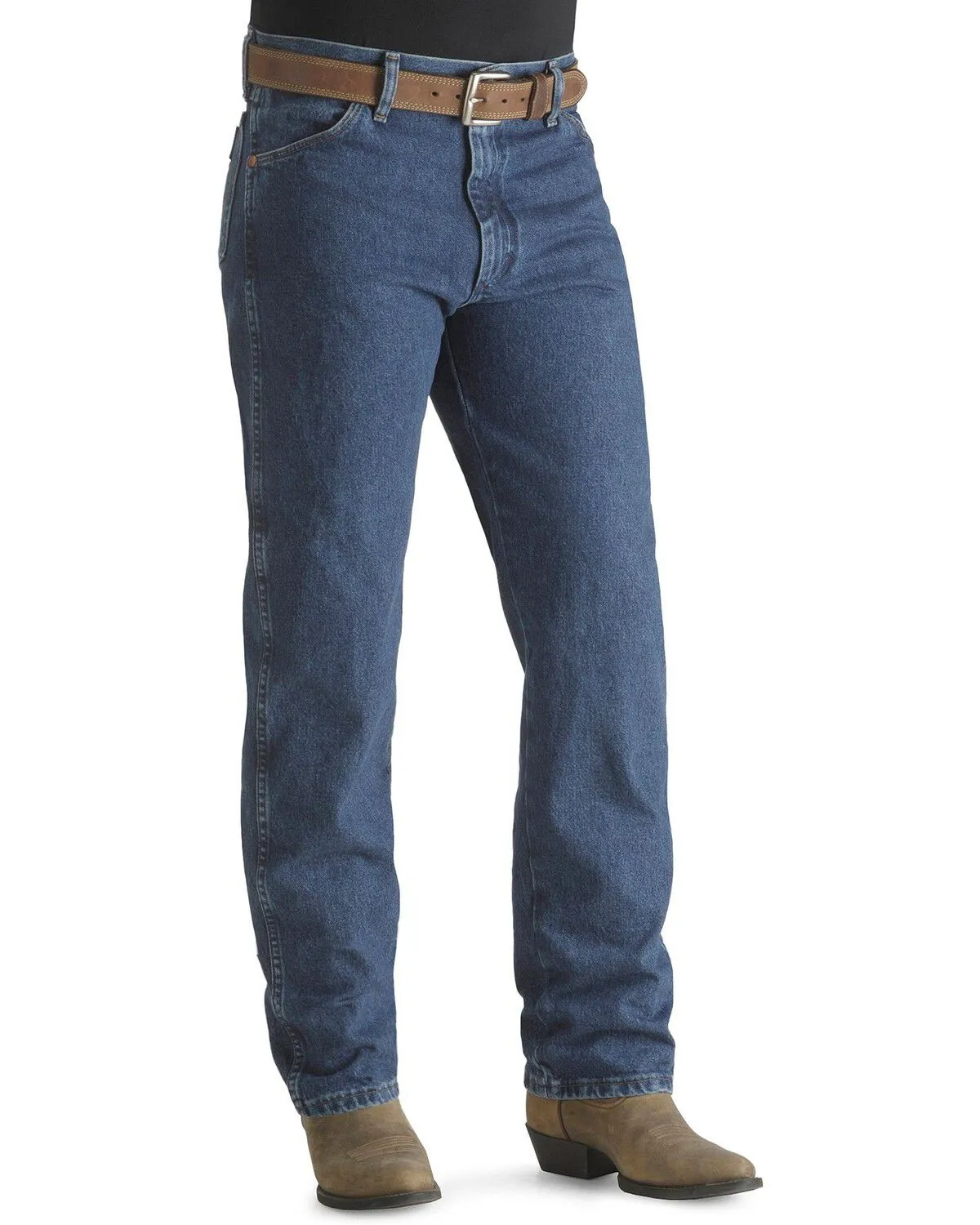 Wrangler Jeans - 13MWZ Original Fit Premium Wash Stonewash - Big 44"- 50" Waist